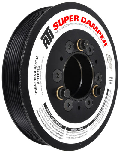 ATI Damper - 7.48in - Alum - 8 Grv - Dodge - 2009+ - 5.7L / 6.4L Hemi Truck - 3 Ring for performance upgrades