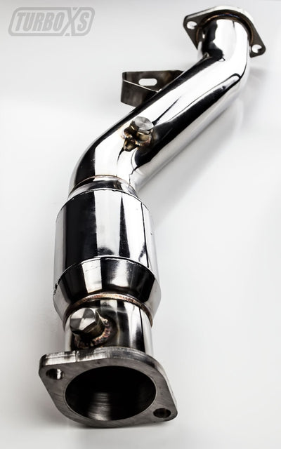 Turbo XS 02-07 WRX-STi / 04-08 Forester XT High Flow Catalytic Converter Pipe by DTX Performance, veteran owned shop.