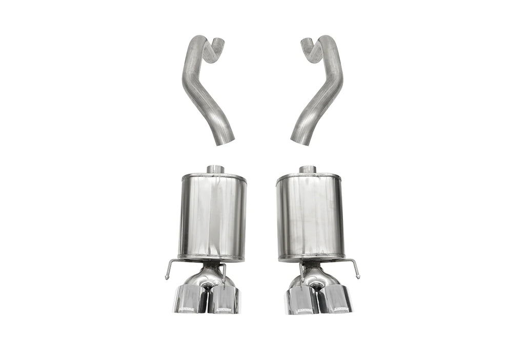 Corsa Xtreme 05-08 Chevrolet Corvette (C6) 6.0L/6.2L Polished Xtreme Axle-Back Exhaust w/4.5in Tips - DTX Performance