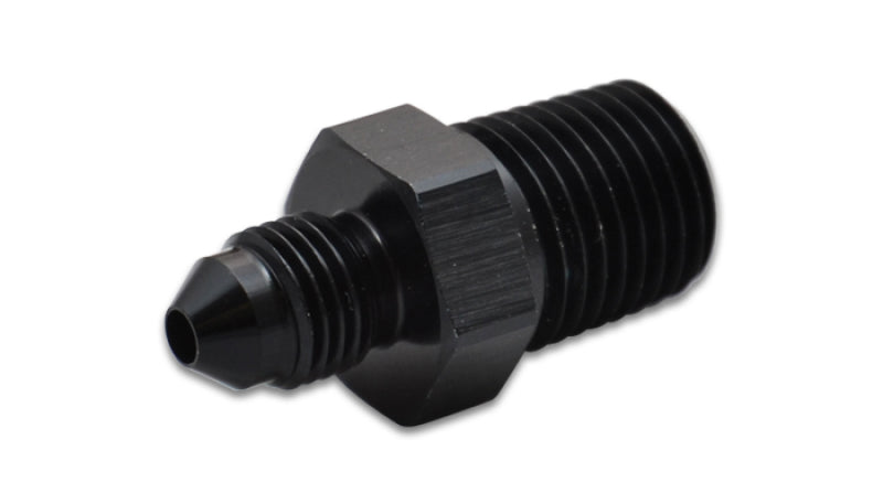 Vibrant Straight Adapter Fitting Size -3AN x 1/4in NPT for performance car parts and high performance auto parts