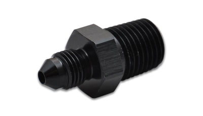 Vibrant -4AN to 3/8in NPT Straight Adapter Fitting - Aluminum for high performance car parts at DTX Performance, aftermarket upgrades