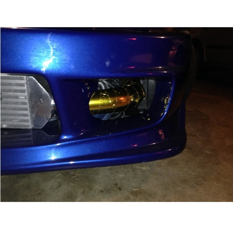 Mishimoto 2 Inch X 15 Feet Heat Defensive Reflective Tape on performance car part.