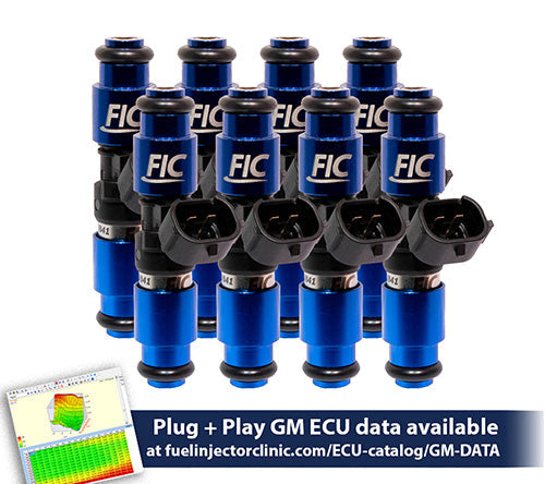 2150cc (240 lbs/hr at OE 58 PSI fuel pressure) FIC Fuel  Injector Clinic Injector Set for LS1 engines (High-Z)