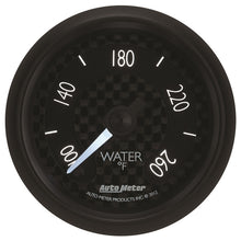 Load image into Gallery viewer, &quot;Autometer GT Series 52mm Full Sweep Electronic 100-260 Deg F Water Temperature Gauge for performance car tuning&quot;