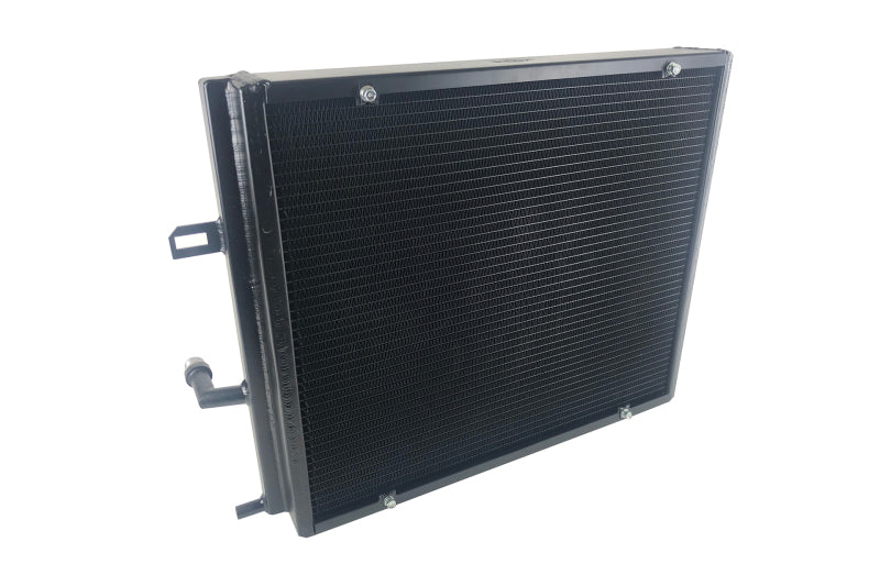 CSF BMW B58/B48 Front Mount Triple-Pass Heat Exchanger w/Rock Guard - Black - DTX Performance