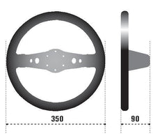 Load image into Gallery viewer, Sparco Steering Wheel 215 Suede Black for performance car part upgrades by DTX Performance