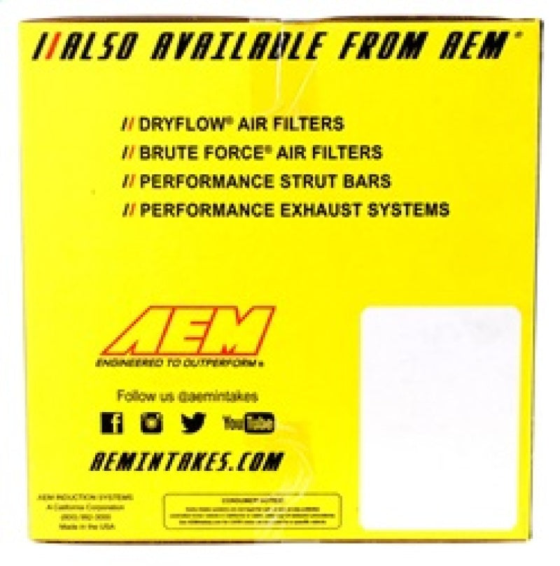 AEM performance air filters and parts