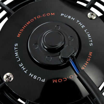Mishimoto 12 Inch Curved Blade Electrical Fan for performance car tuning and upgrades from DTX Performance, veteran owned shop.
