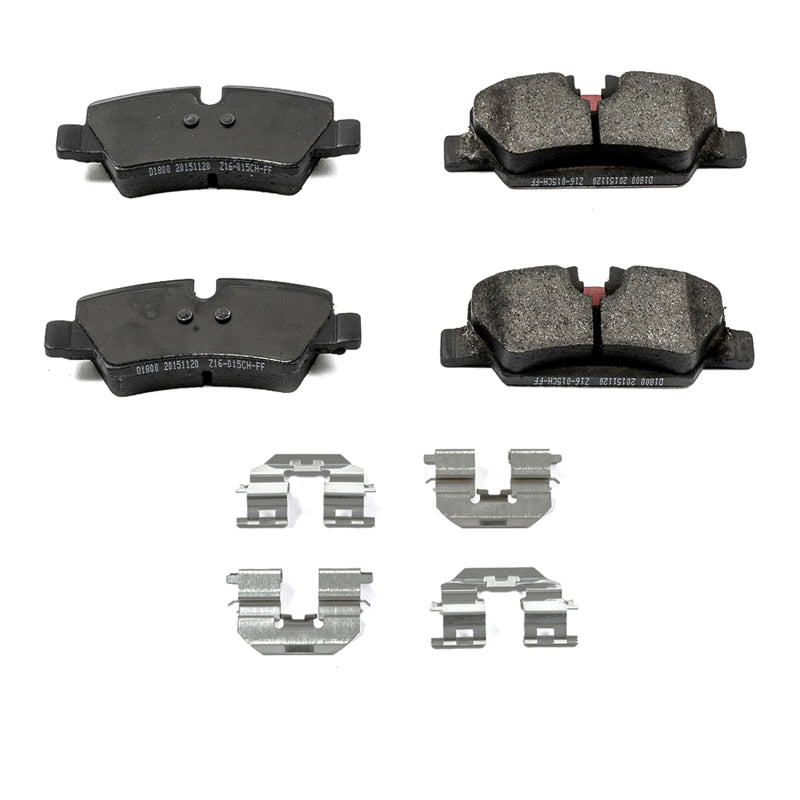 Power Stop 15-19 Mini Cooper Rear Z17 Evolution Ceramic Brake Pads w/Hardware - DTX Performance