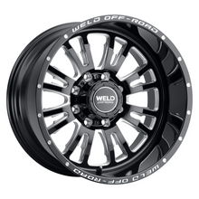 Load image into Gallery viewer, Weld Slingblade 20x12 / 8x180 / 4.75 BS / 124.3 HB - Gloss Black Milled - Non-BL Wheel