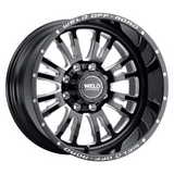 Weld Slingblade 20x9 / 8x165.1 / 5.75 BS / 125.1 HB - Gloss Black Milled - Non-BL Wheel