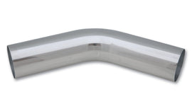 Vibrant 2in O.D. Universal Aluminum Tubing (45 degree bend) - Polished for performance car parts and tuning upgrades