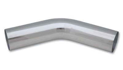 Vibrant 1.75in O.D. Universal Aluminum Tubing, polished 45 degree bend, performance car parts by DTX Performance.