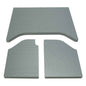 DEI 07-10 Jeep Wrangler JK 2-Door Boom Mat Headliner - 3 Piece - Gray for soundproofing veteran owned performance shop