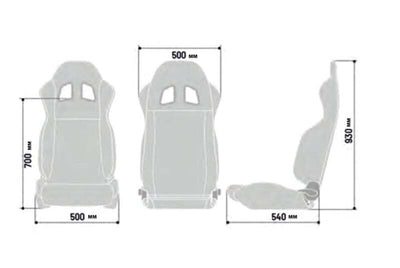 Sparco Seat R100 Black/Blu