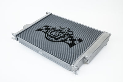 CSF BMW S54 Swap Into E36 / E46 Chassis High Performance Radiator with race spec oil cooler compatibility and adjustable mounting brackets