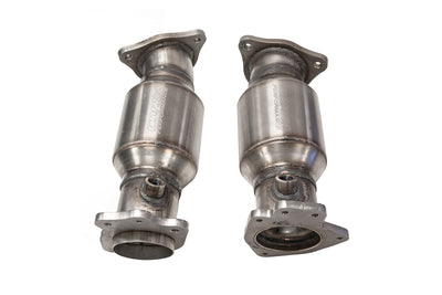 Corsa 20-21 Chevrolet Corvette High Flow 300 Cell Cat Pipes for performance upgrades, EPA compliant, supports up to 850 horsepower per catalyst.