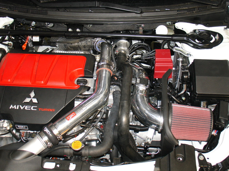 Injen 2008-14 Mitsubishi Evo X 2.0L 4Cyl Polished Short Ram Intake - DTX Performance