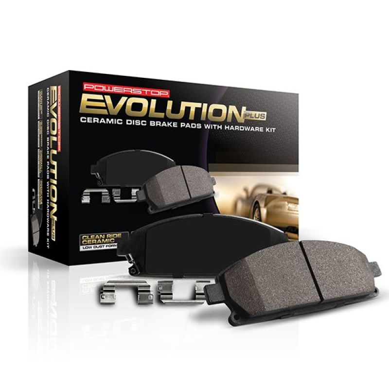 Power Stop 2021 Ram ProMaster 3500 Front Z17 Evo Ceramic Brake Pads w/Hardware - DTX Performance