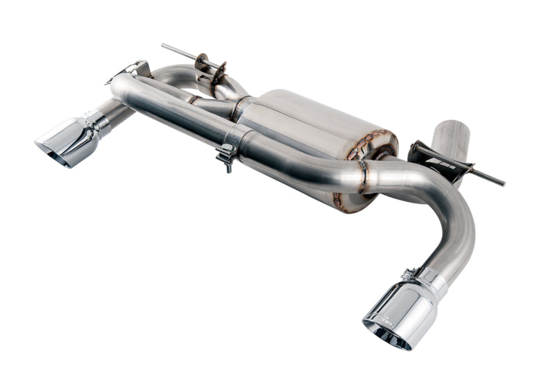 AWE Tuning BMW F3X 335i/435i Touring Edition Axle-Back Exhaust - Chrome Silver Tips (102mm) - DTX Performance