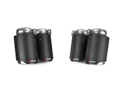 Akrapovic 14-17 BMW M3/M4 Tail Pipe Set (Carbon) - Performance Car Parts, High Performance Exhaust, DTX Performance