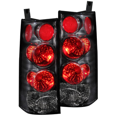 ANZO 2003-2015 Chevrolet Express Taillights Black, DTX Performance parts for vehicles.