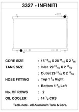 Load image into Gallery viewer, CSF 03-07 Infiniti G35 Radiator - DTX Performance