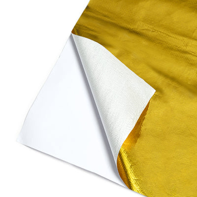 Mishimoto Gold Reflective Barrier w/ Adhesive Backing 24 inches x 24 inches for performance car heat protection