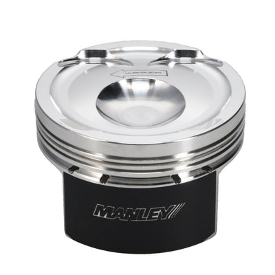 Manley Ford 2.3L EcoBoost 87.5mm STD Size Bore 9.5:1 Dish Extreme Duty Piston Set for performance car parts by DTX Performance.