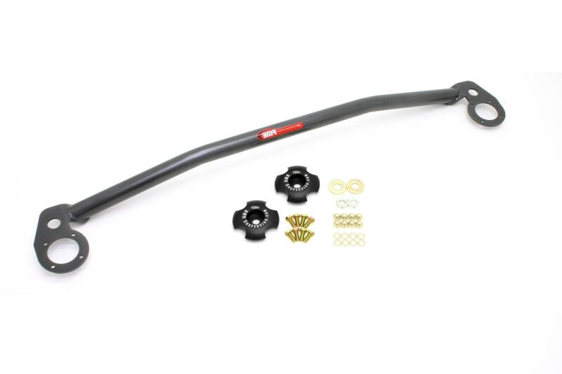 BMR 2010 5th Gen Camaro Front 2-Point Strut Tower Brace - Black Hammertone - DTX Performance