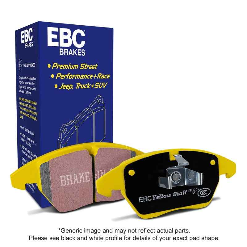 EBC 12+ Hyundai Azera 3.3 Yellowstuff Front Brake Pads