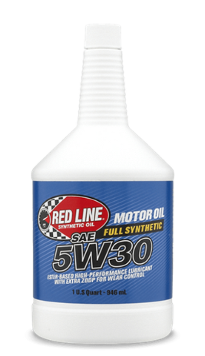 Red Line 5W30 Motor Oil - Quart for performance car parts and engine upgrades at veteran owned DTX Performance shop.