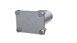 QTP 3in Weld-On QTEC Low Profile Conncetion Oval Tube Kit for performance car parts and tuning upgrades.