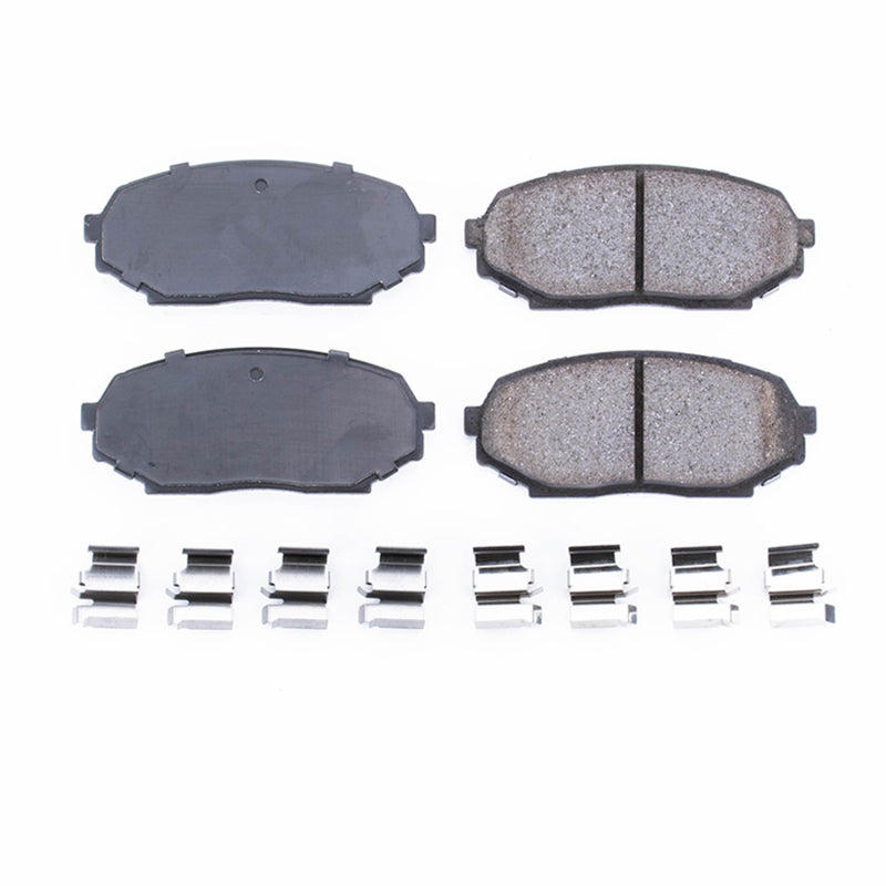 Power Stop 90-93 Geo Storm Front Z17 Evolution Ceramic Brake Pads w/Hardware - DTX Performance