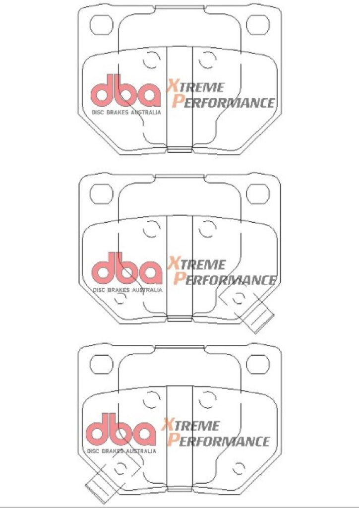 DBA 06-07 Subaru WRX XP650 Rear Brake Pads - DTX Performance