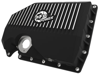 aFe 05-19 VW 1.8L/2.0L w/ Oil Sensor Engine Oil Pan Black POWER Street Series w/ Machined Fins, performance car parts