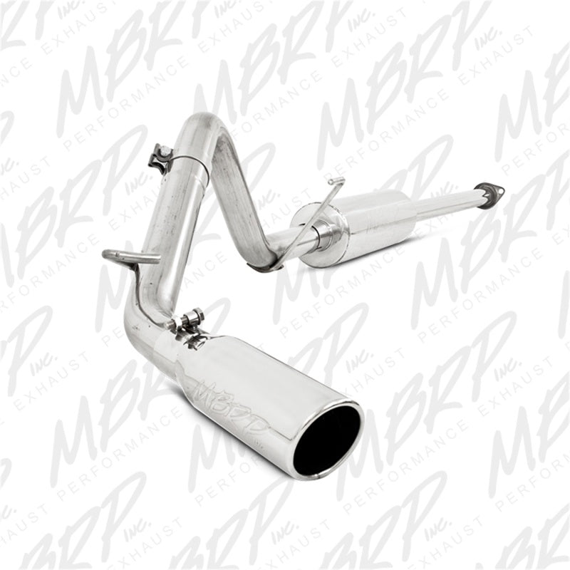 MBRP 05-13 Toyota Tacoma 4.0L EC/CC Cat Back Exhaust system for high performance upgrades at DTX Performance, veteran owned shop.