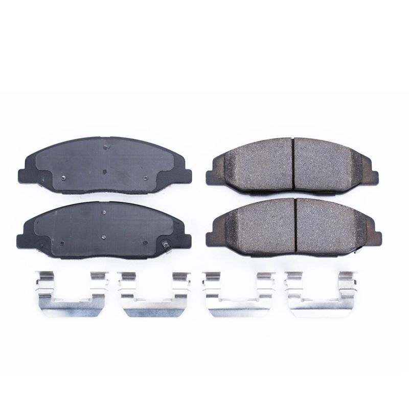 Power Stop 08-14 Cadillac CTS Front Z17 Evolution Ceramic Brake Pads w/Hardware - DTX Performance