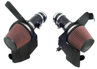 K&N 06-07 BMW M5 5.0L Flat Black Typhoon Short Ram Intake, performance car parts from DTX Performance.