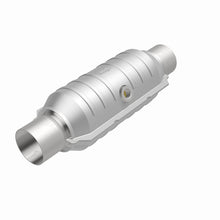 Load image into Gallery viewer, MagnaFlow Conv Univ 2in Inlet/Outlet Center/Center Round 11in Body L x 5.125in W x 15in Overall L performance car part