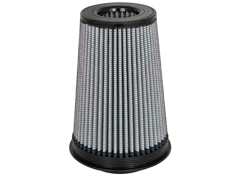 aFe Magnum FLOW Pro DRY S Air Filter 3-1/2in F x 6in B x 4-1/2in T (Inverted) x 9in H - DTX Performance