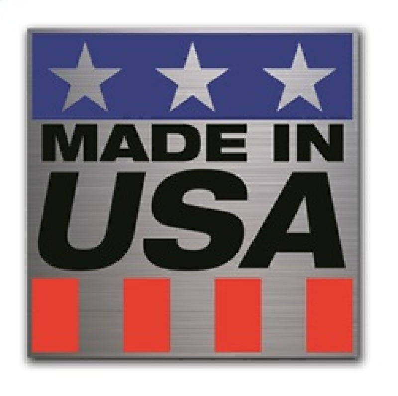 Made in USA sign with stars and stripes
