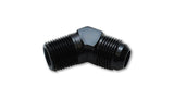 Vibrant -10AN to 1/2in NPT Female Swivel Straight Adapter Fitting