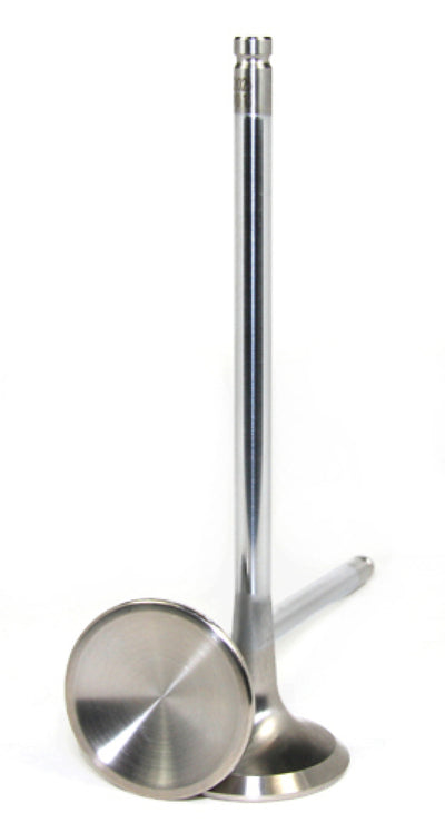 GSC P-D 4B11T Chrome Polished Super Alloy Exhaust Valve - 29mm Head (STD) - SET 8, performance car parts, DTX Performance