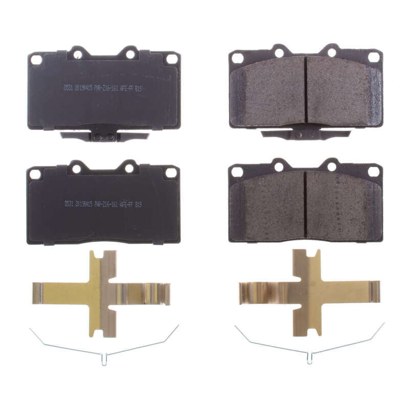 Power Stop 91-96 Dodge Stealth Front Z17 Evolution Ceramic Brake Pads w/Hardware - DTX Performance