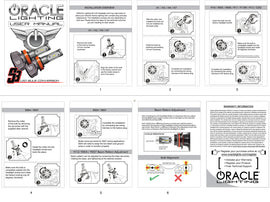 Oracle H13 - S3 LED Headlight Bulb Conversion Kit manual, performance car parts, DTX Performance, performance upgrades, high performance auto parts.