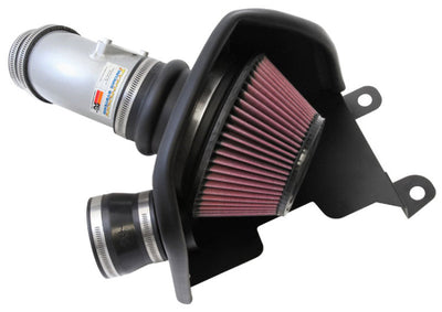 K&N 12 Honda Civic Si 2.4L L4 Silver Typhoon Intake for performance upgrades at DTX Performance, improves engine and tuning.