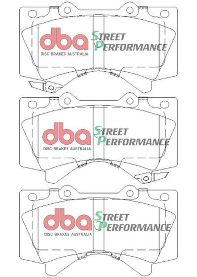 DBA 07-18 Toyota Tundra SP Performance Front Brake Pads, performance car parts, high performance brakes