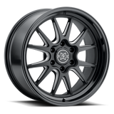 Method Raised MR802 20x10 / 6x5.5 BP / 10mm Offset / 106.25mm Bore - Double Black Milled Wheel