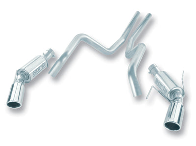 Borla 05-09 Ford Mustang GT Dual Exhaust, premium performance car parts from DTX Performance, ideal for tuning and exhaust upgrades.